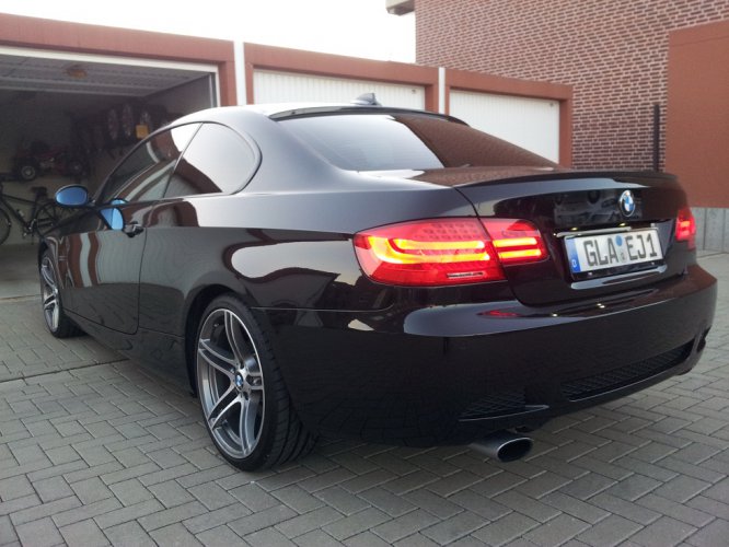 E92 Black Sapphir mit 19`BMW Performance 313 Sommer Rädern