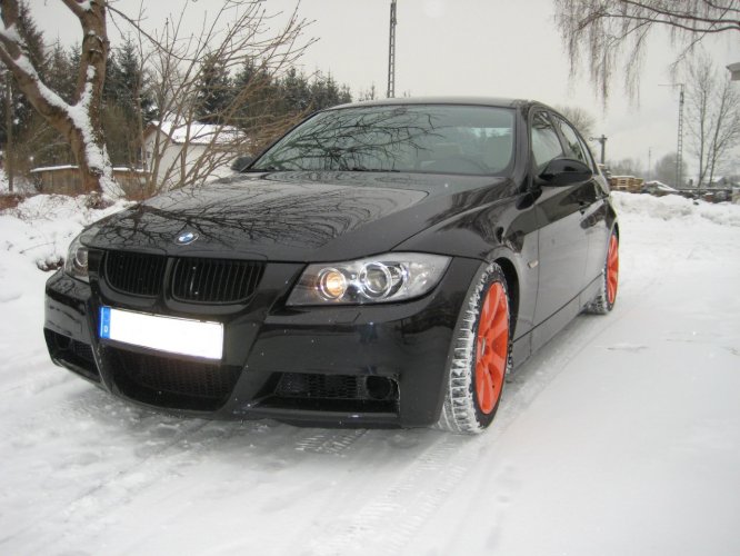 320d 2005 Orange Felgen Winter 2011