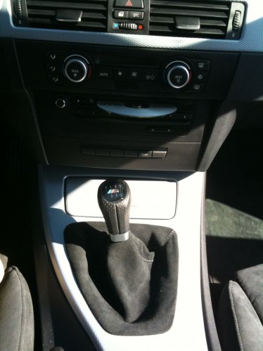 Mein neuer Alcantara Schaltsack