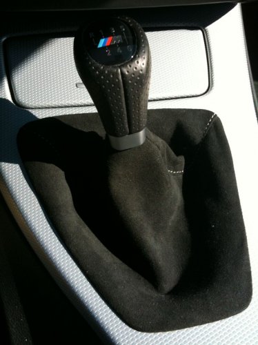 Mein neuer Alcantara Schaltsack