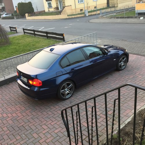 320d LCI Tiefseeblau 184ps borbet Felgen 18"