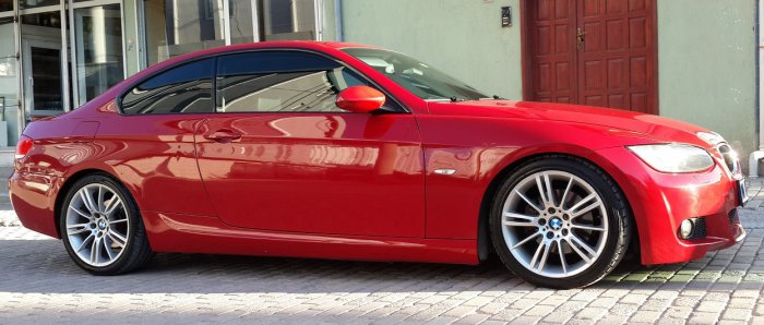 320cd - Coupe - Karmesinrot - M-Paket