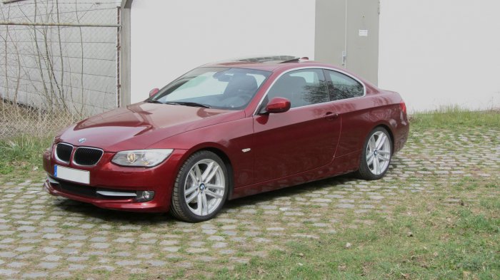 320d Coupe Vermillionrot