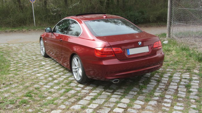 320d Coupe Vermillionrot
