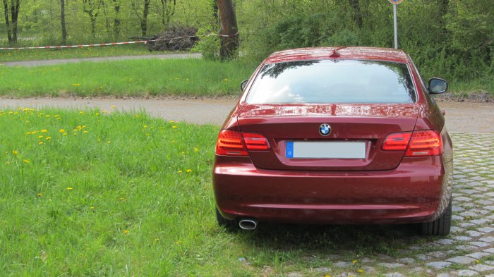 320d Coupe Vermillionrot