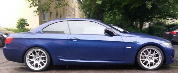 Mit 19 Zoll BBS CH.R silber