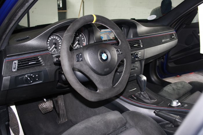 BMW E90 Interieurleisten Alcantara Performance
