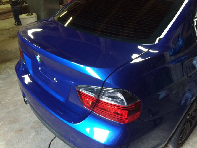 BMW 325i E90 Le Mans Blue Performance