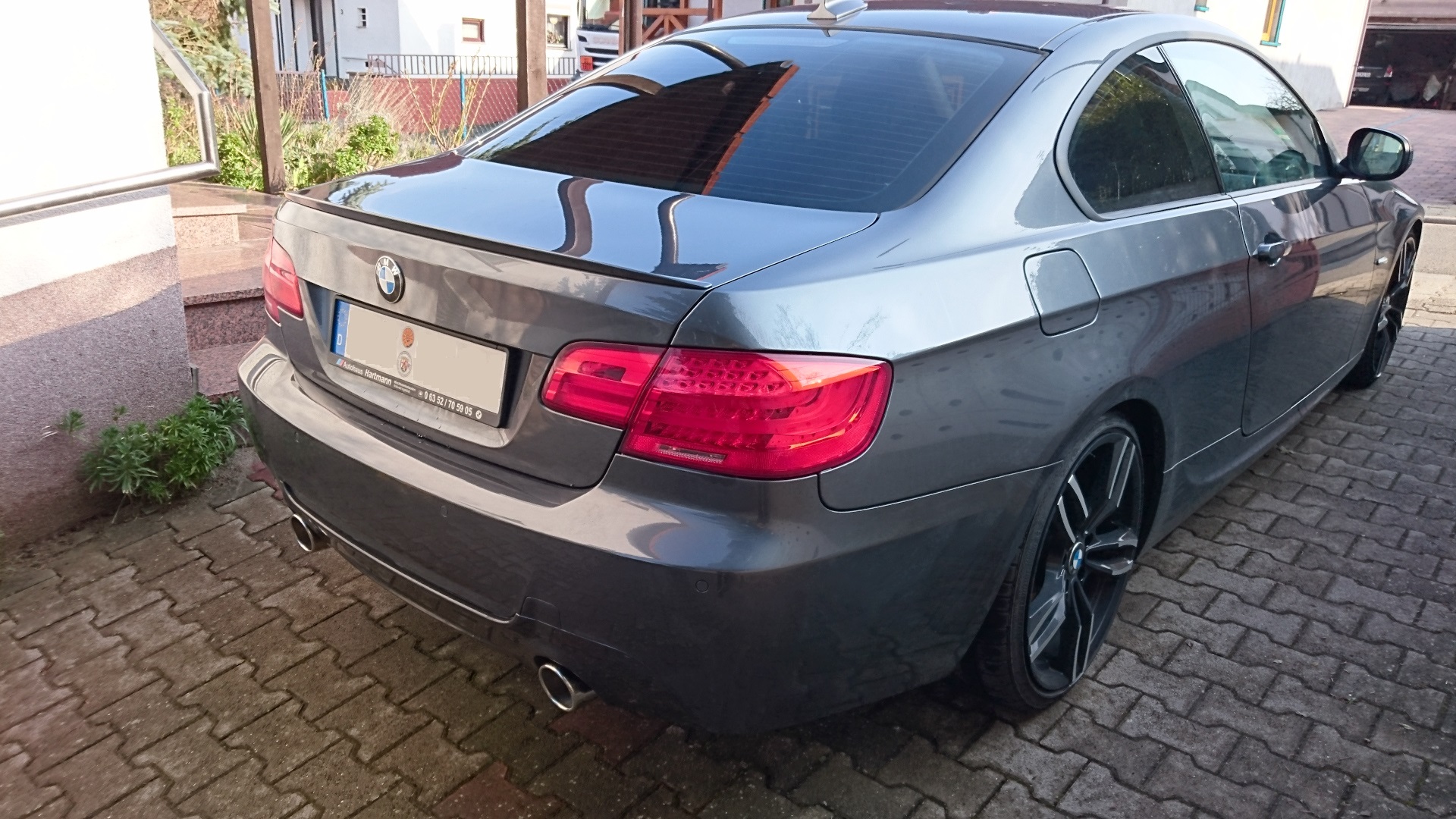 E92 LCI Heck schräg