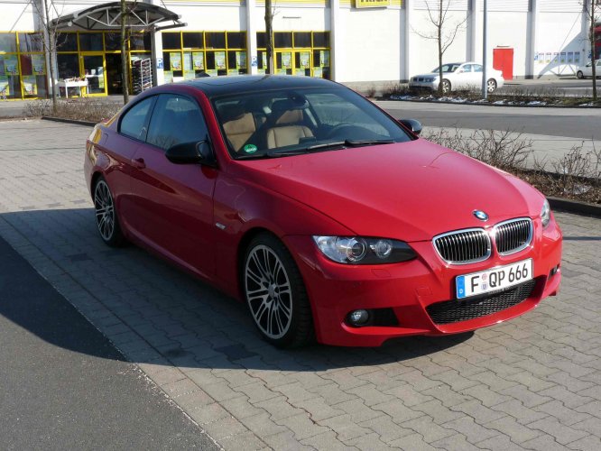 E92 335i Karmesinrot M-Paket