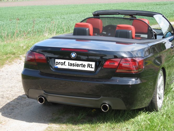 lasierte Rückleuchten