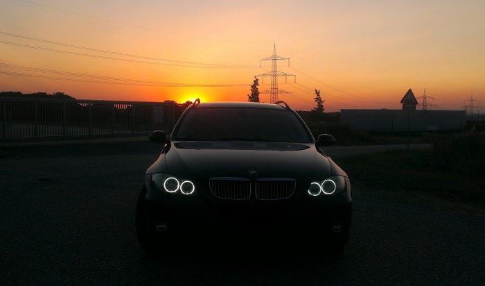 6W Seitronic Brenner vor Sonnenuntergang