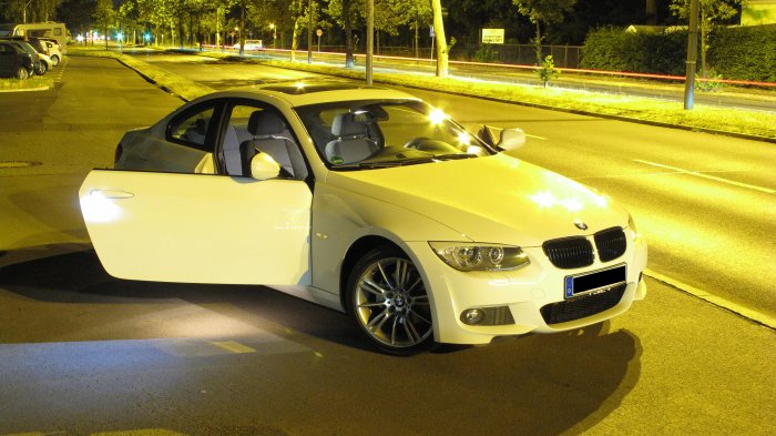 BMW E92 bei nacht