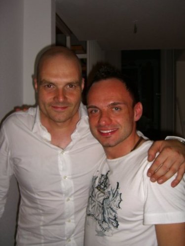 Martin Eyerer und ich bei Ihm zu Hause seinen 39. Geb. feiern