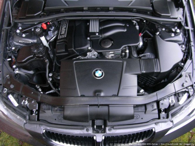 Motorraum vorher