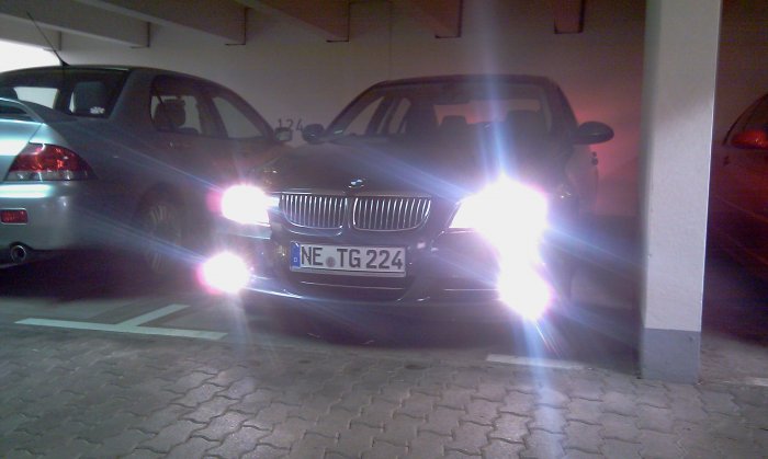 Frisch gekauft und geputzt in der Garage
