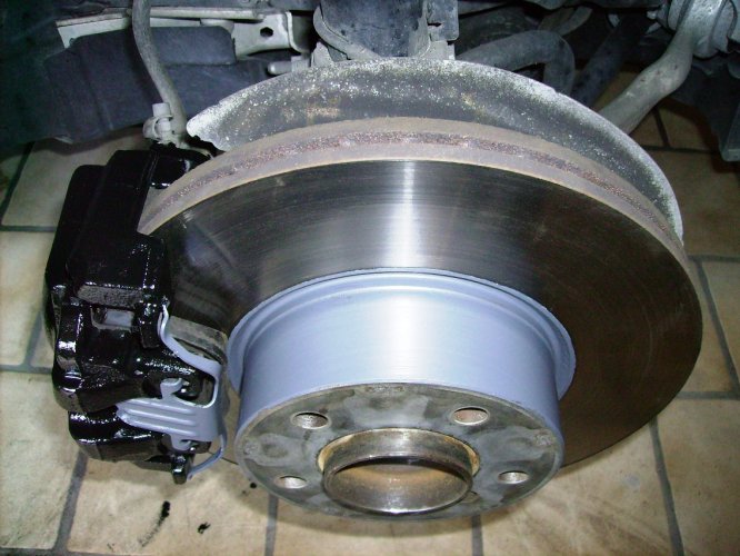 Bremssattel von oben