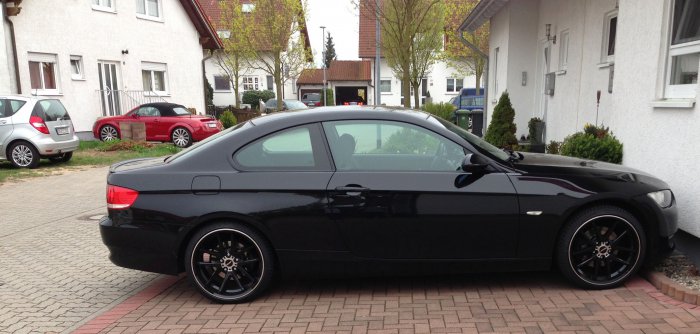 Mein E92 mit 8,5 x 19 & 9,5 x 19