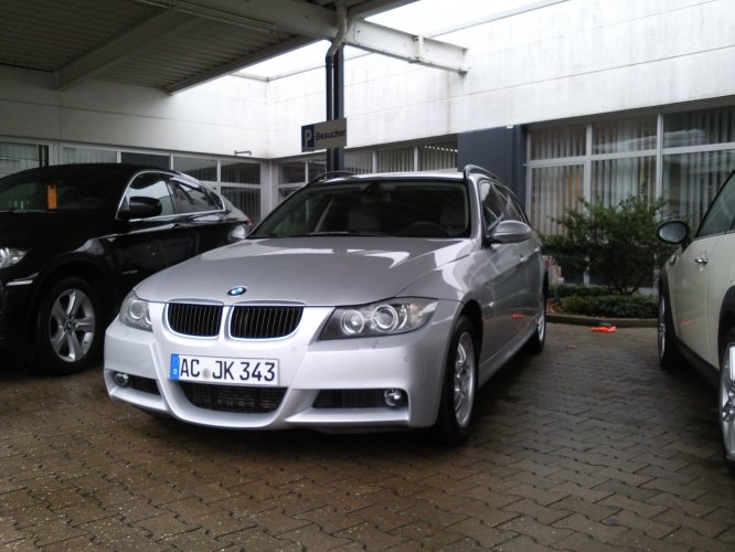 Mein E91 bei Abholung und am Rursee