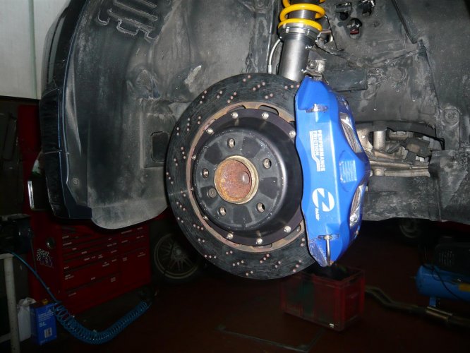 E90 335 und Alpina B3 S PFC Bremsanlage und Öhlins Road & Track