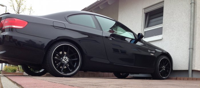 Mein E92 mit 8,5 x 19 & 9,5 x 19