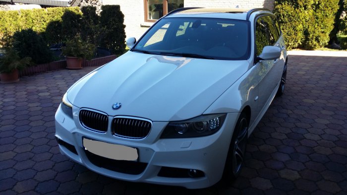Hier mein BMW E91 330d LCI