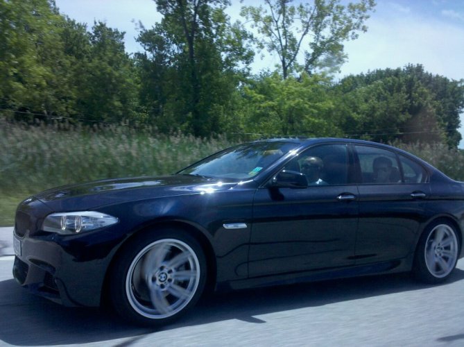 F10 535i M-Sport Carbonschwarz