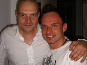 Martin Eyerer und ich bei Ihm zu Hause seinen 39. Geb. feiern