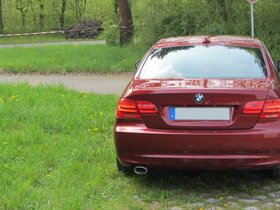 320d Coupe Vermillionrot