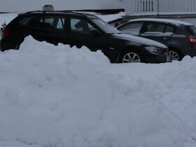 BMW's im Schnee