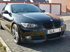 Black Sapphir E92 Coupe with BMW Performance Parts - front