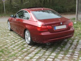 320d Coupe Vermillionrot